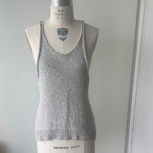 Gray Knit Tank Top